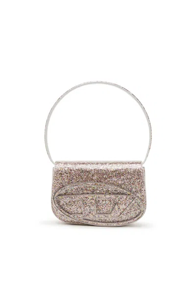 Diesel 1dr Glitter-embellishment Shoulder Bag In Pink