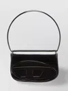 Diesel 1dr Mirror Leather Shoulder Bag In Black