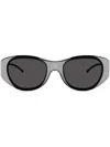 Diesel Iconic Oval Sunglasses In Schwarz