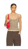 Diesel T-ilia Tank Top In Taupe