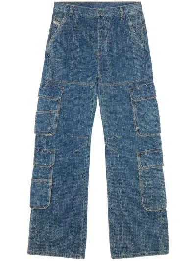 Diesel 1996 D-sire Straight-leg Jeans In Blue