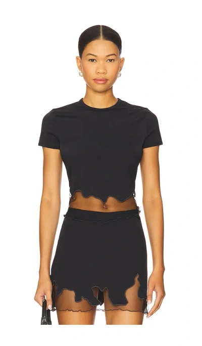 Diesel Inlay Top In Black