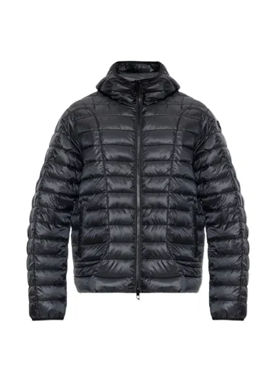 Diesel Insulated Jacket ‘w-stone-wrd' In Black