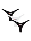 Diesel Intimo Multicolor 3pack Underwear In Black