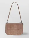 Diesel Italian Leather Cross-body Bag With Eel Skin Effect