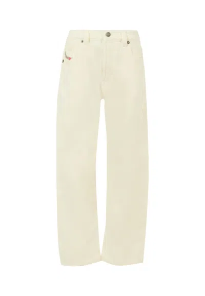 DIESEL IVORY JEANS FOR BOY WITH LOGO