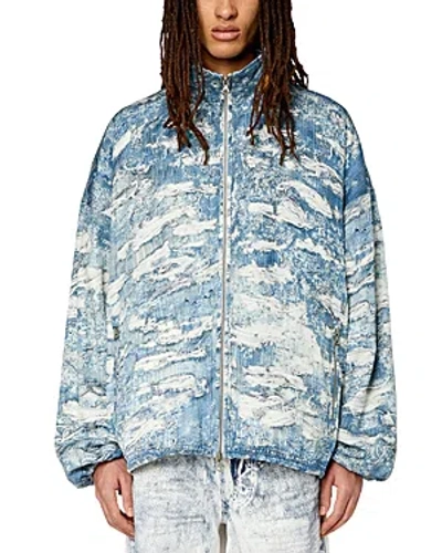 DIESEL J-ALSTON PRINTED WINDBREAKER JACKET