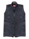 Diesel Playsuit In Treated Nylon