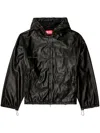 Diesel J-antil Bomber Jacket In Black