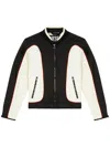 Diesel Blink Stand Collar Front Pockets Jacket In White