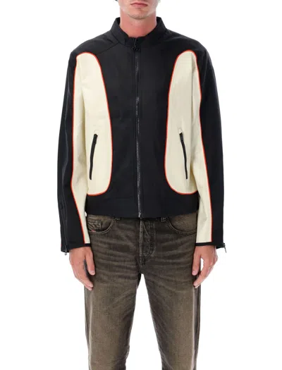 Diesel J-blink-wrd Jacket In Black