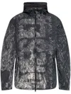 Diesel J-brick Hooded Jacket In Grey