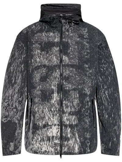 Diesel J-brick Hooded Jacket In Multi