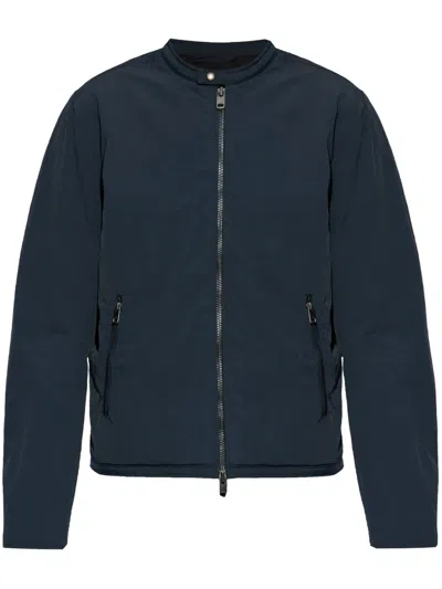 Diesel J-carver-padd Bomber Jacket In Blue
