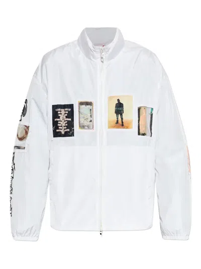 Diesel J-claus Patches-detail Jacket In White