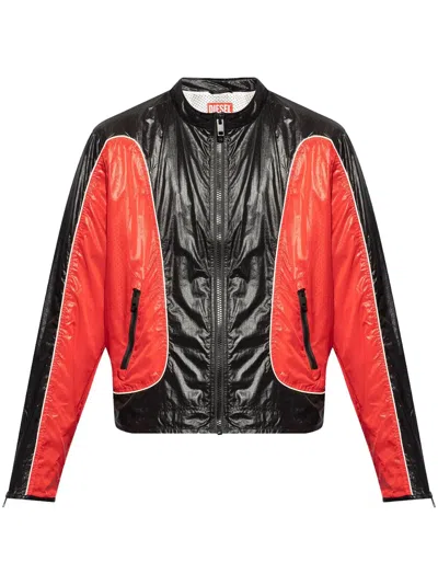 Diesel J-clays Colour-block Bomber Jacket In Multi