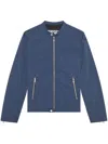 Diesel Zip-fastening Biker Jacket In 蓝色