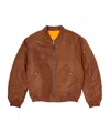 Diesel Reversible Oversize Jacket With Logo Detail In Brown