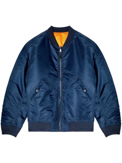 Diesel J-held Bomber Jacket In Blue