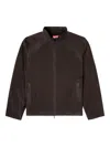 Diesel Mens 93r J-henri-souvenir Phoenix-embroidered Woven Jacket In Brown
