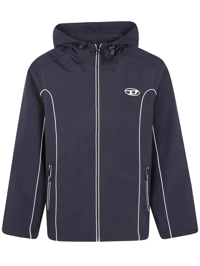 Diesel "j-hives" Jacket Clothing In Blue