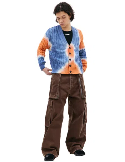Diesel J-jonny Rib Knit Cardigan In Multicolor