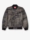 Diesel Men J-kepes-dlbz Nylon Bomber Jacket In Brown
