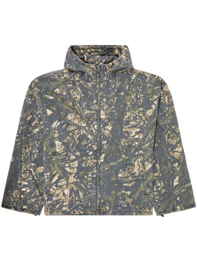 Diesel J-lint Jacket In Gray