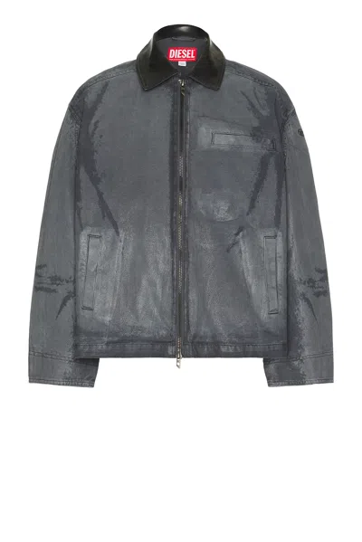 Diesel J-livery Jacket In Gray