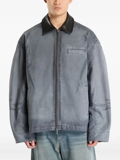 Diesel J-livery Jacket In Gray
