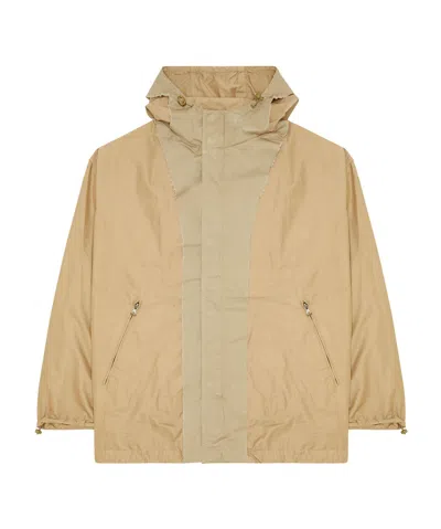 Diesel J-mckell Logo-embroidered Jacket In Nude
