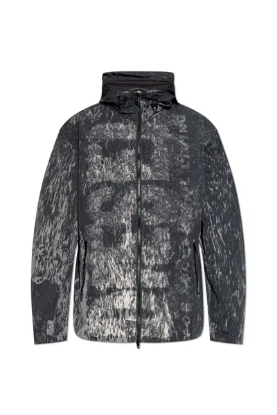 Diesel J-brick Hooded Jacket In Multi