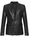Diesel Men Black Polyester Blend J-phoenix Blazer In Black