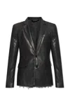 Diesel Men Black Polyester Blend J-phoenix Blazer In Deep/black