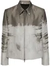 Diesel Printed Polyester Blend J-pylon Jacket In Neutrals