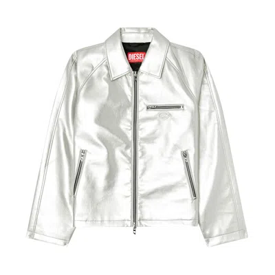 Pre-owned Diesel J-thome Jacket 'silver' | Men's Size 48