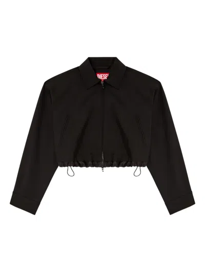 DIESEL J-TING CROPPED ZIP-FRONT JACKET