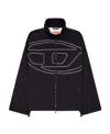 Diesel J-vatel Jacket With Application In Black