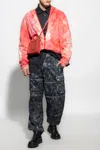 Diesel Warrett Zip Front Hooded Jacket In Red
