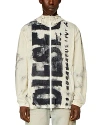 Diesel J-warrett Logo Windbreaker Jacket In Multicolor