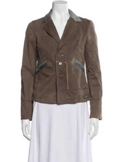 Pre-owned Diesel Jacket In Brown