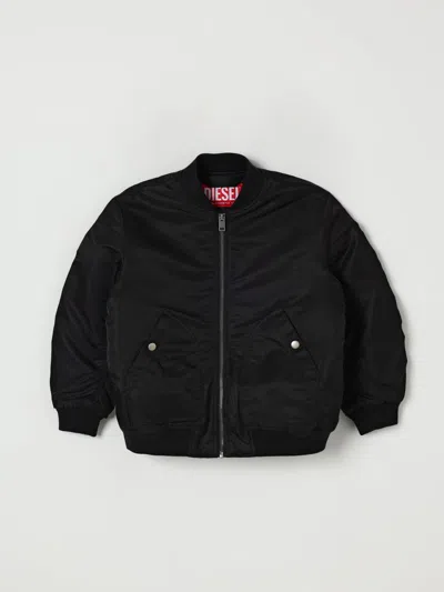 DIESEL JACKET DIESEL KIDS COLOR BLACK,432634002