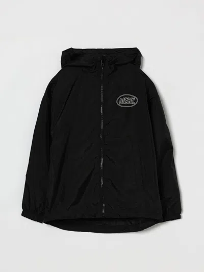 Diesel Jacket Kids  In Black