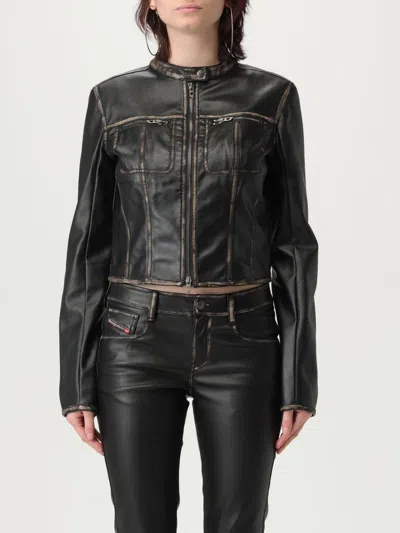 Diesel Jacket  Woman Colour Black
