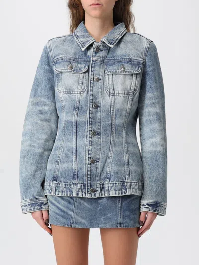 DIESEL JACKET DIESEL WOMAN COLOR BLUE,H48600009