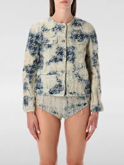 DIESEL JACKET DIESEL WOMAN COLOR BLUE,H35647009
