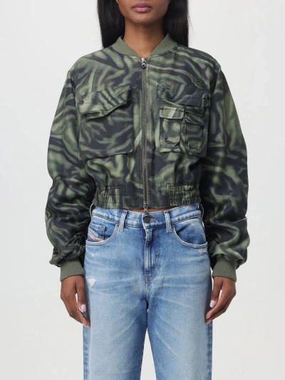 Diesel Jacket  Woman Color Military