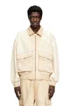 Diesel Jacket In Batavia-weave Denim In Beige