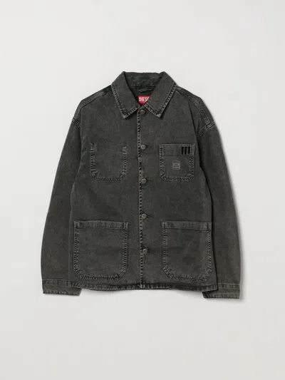 Diesel Jacket Kids In Gray
