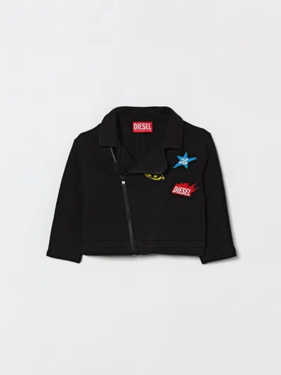 Diesel Jacket Kids  In Black
